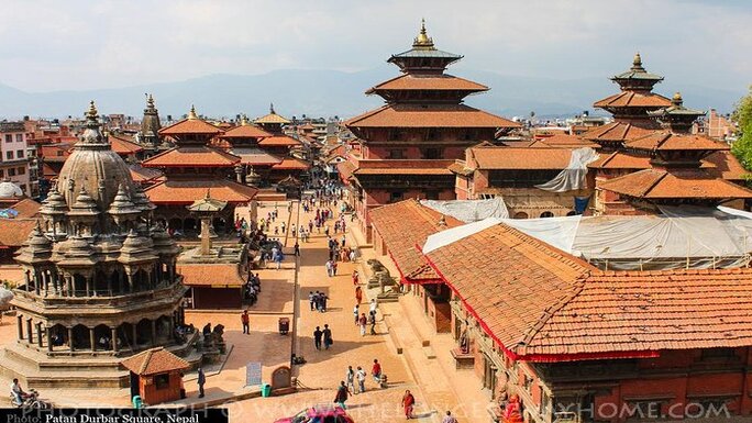  Patan Durbar Square- Ancient temple and intricatewoodcarvings