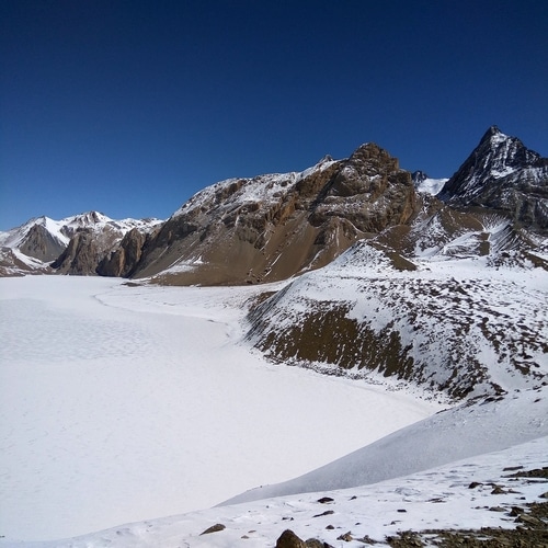  Tilicho lake during winter