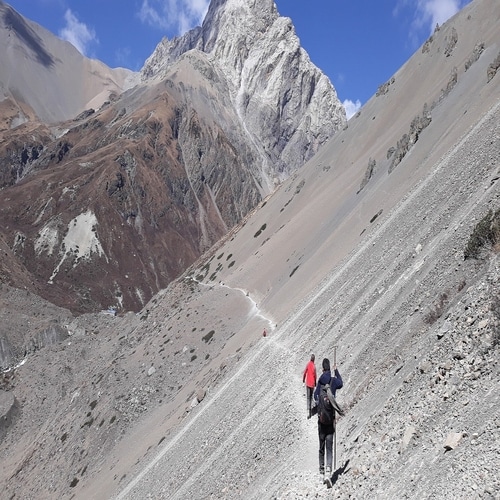  on the way to Tilicho lake